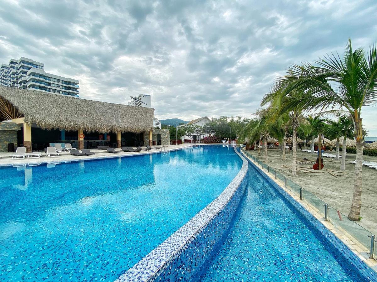 Apartamento Encantador Samaria Club De Playa, 3 Alcobas 6 Personas Playa Privada Santa Marta  Exteriör bild